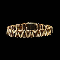 14K Yellow Gold Estate Fancy Link Bracelet