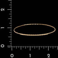 14K Yellow Gold Estate Twisted Bangle Bracelet