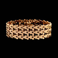 18K Yellow Gold Estate Fancy Link Bracelet