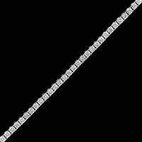 Memoire 18K White Gold Estate Diamond Tennis Bracelet