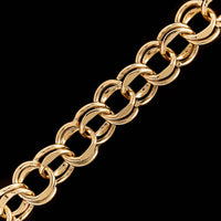 14K Yellow Gold Estate Charm Bracelet