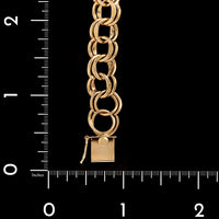 14K Yellow Gold Estate Charm Bracelet