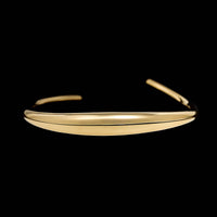 Michael Good 18K Yellow Gold Estate Round Cuff Bracelet