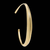 Michael Good 18K Yellow Gold Estate Round Cuff Bracelet