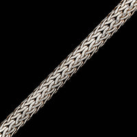 John Hardy Sterling Silver and 18K Yellow Gold Estate Classic Chain Bracelet