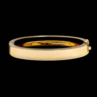 18K Yellow Gold Estate Hinged Bangle Bracelet