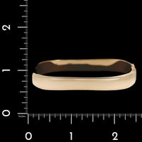 14K Yellow Gold Hinged Bangle Bracelet