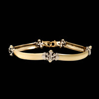 14K Two-tone Gold Bracelet