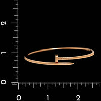 Cartier 18K Rose Gold Estate "Juste un Clou" Bracelet