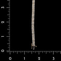Jose Hess 14K Yellow Gold Estate Diamond Bracelet