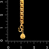 22K Yellow Gold Estate Fancy Link Bracelet