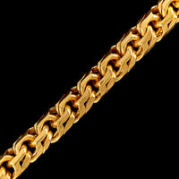 22K Yellow Gold Estate Fancy Link Bracelet