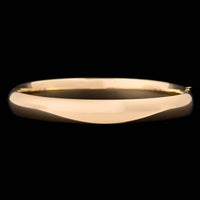 14K Yellow Gold Estate Hinged Bangle Bracelet