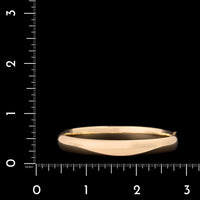 14K Yellow Gold Estate Hinged Bangle Bracelet