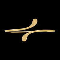 Tiffany & Co. Elsa Peretti 18K Yellow Gold Estate Elongated Teardrop Bangle Bracelet