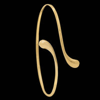 Tiffany & Co. Elsa Peretti 18K Yellow Gold Estate Elongated Teardrop Bangle Bracelet