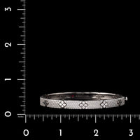 Roberto Coin 18K White Gold Estate Diamond Love in Verona Pave Bangle