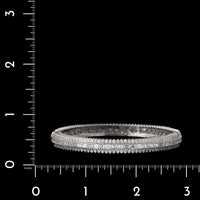 18K White Gold Estate Diamond Bangle