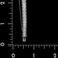 Art Deco Platinum Estate Diamond Bracelet