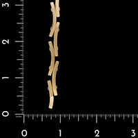 18K Yellow Gold Estate Curved Link Bracelet