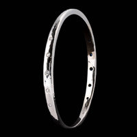 18K Two-tone Gold Estate Pair of Ruby, Sapphire and Diamond Bangles