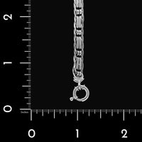 18K White Gold Estate Fancy Link Bracelet