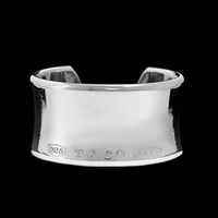 Tiffany & Co. Sterling Silver Estate 1837 Cuff Bracelet