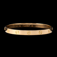 Cartier 18K Yellow Gold Estate Classic Model Love Bracelet