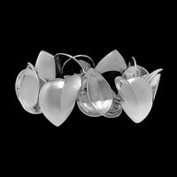 Tiffany & Co. Frank Gehry Sterling Silver Estate Double Heart Bracelet