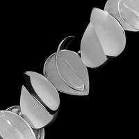 Tiffany & Co. Frank Gehry Sterling Silver Estate Double Heart Bracelet