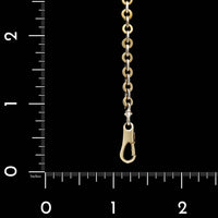 14K Two-tone Gold Estate Circular Link Bracelet