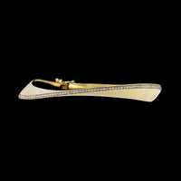 14K Yellow Gold Estate Diamond Bangle