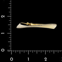 14K Yellow Gold Estate Diamond Bangle