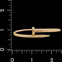 Cartier 18K Yellow Gold Estate "Just un Clou" Bracelet