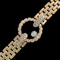 Goharbin 18K Two-tone Gold Estate Diamond Bracelet