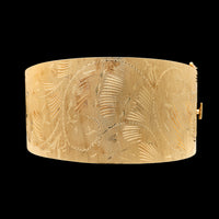 14K Yellow Gold Estate Tapered Bangle Bracelet