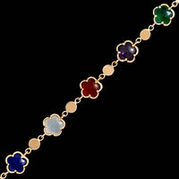 Pasquale Bruni 18K Rose Gold Estate Figlia Dei Fiori Gemstone Bracelet
