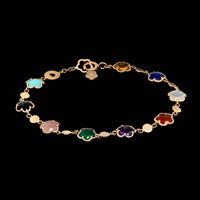 Pasquale Bruni 18K Rose Gold Estate Figlia Dei Fiori Gemstone Bracelet