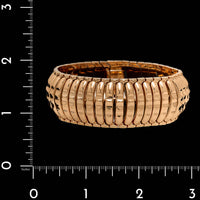 18K Rose Gold Estate Fancy Link Bracelet