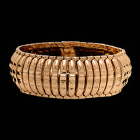 18K Rose Gold Estate Fancy Link Bracelet