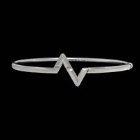 Louis Vuitton 18K White Gold Estate Volt Upside Down Bangle Bracelet