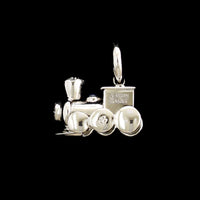 Aaron Basha 18K White Gold Estate Diamond Choo Choo Train