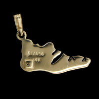 14K Yellow Gold Estate Diamond Island Charm