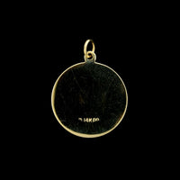 14K Yellow Gold Estate Infant of Prague Medal