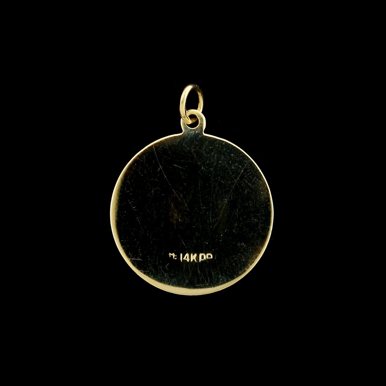 14K Yellow Gold Estate Infant of Prague Medal