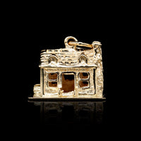 14K Yellow Gold House Charm