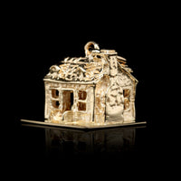 14K Yellow Gold House Charm