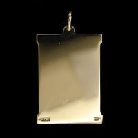 14K Yellow Gold Estate "Je T'aime Plus Qu'Hier Moins Que Demain" Charm