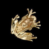 14K Yellow Gold Estate Frog Charm
