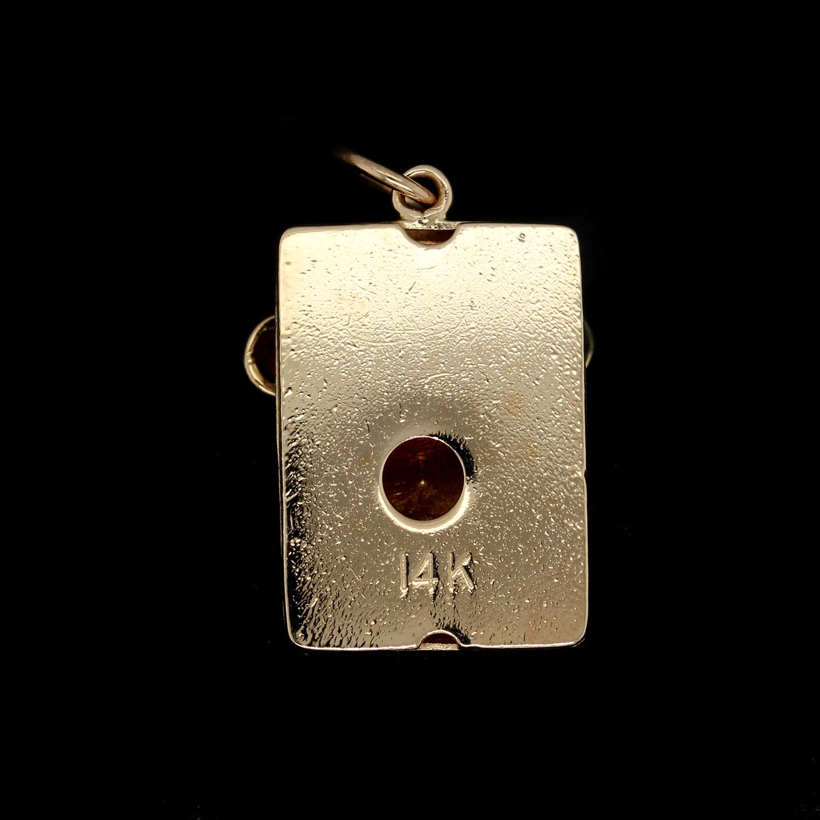 14K Yellow Gold Estate Telephone Charm